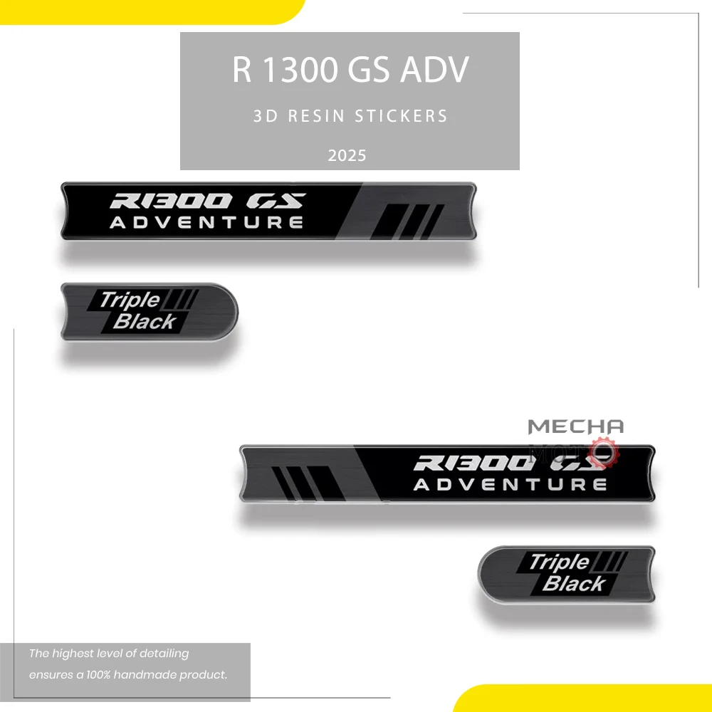 For R 1300 GS R1300GS Adventure 2025 R1300GSADV Motorcycle Fairing 3D Resin Sticker Decoration Protection Kit