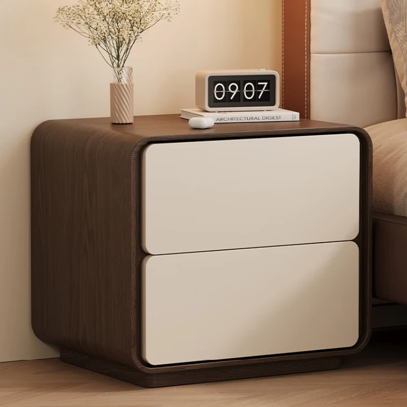 

Nordic Secret Nightstand Aesthetic Japanese Wooden Bedside Table Storage Organizer Mesita De Noche Dormitorio Home Furniture