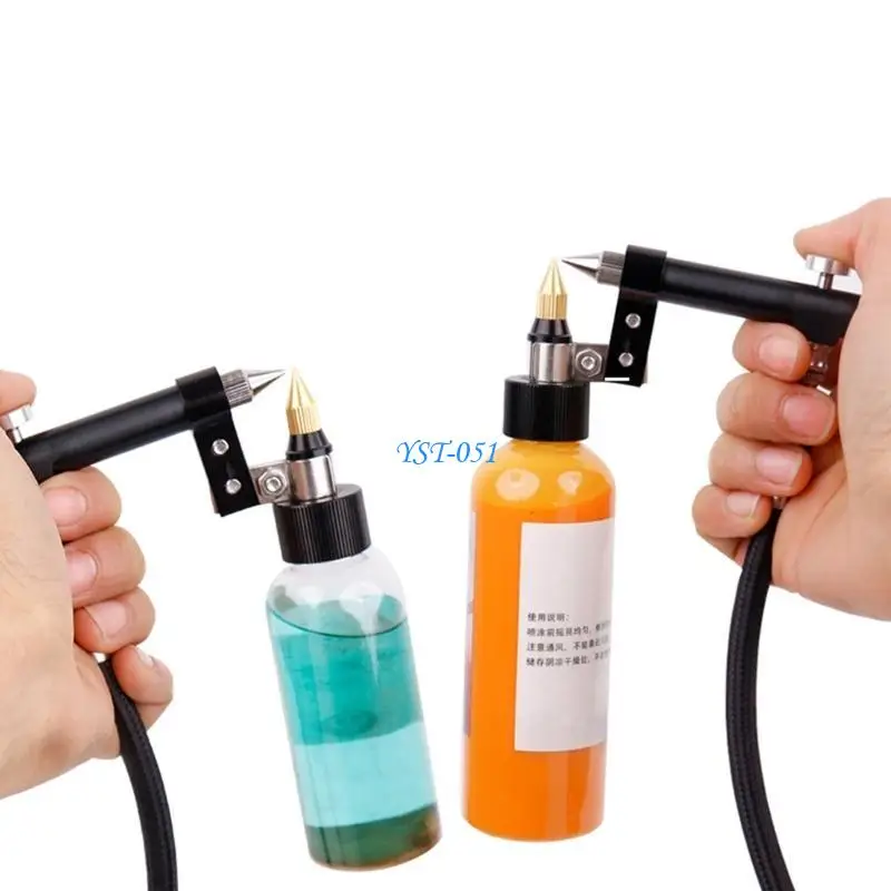 

E15A Injector Air Compressor Air Brush Paint Guns Set For Nail Art Craft Cake Fog Sprayer Model Coloring