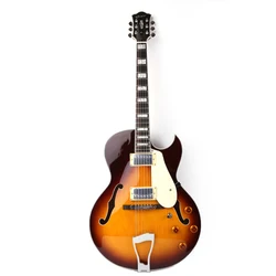 Good quality f maple jazz hollow body f hole sunburst electric guitar electricas electro electrique guitare guiter guitarra