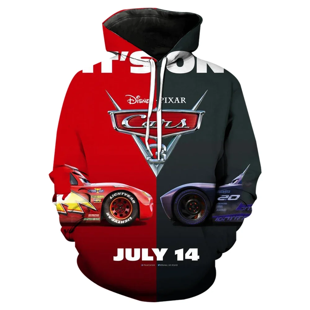 

Spring and Autumn Boys and Girls Disney McQueen Car Coat Hooded Children's Clothing Lightning McQueen Clothing Coat