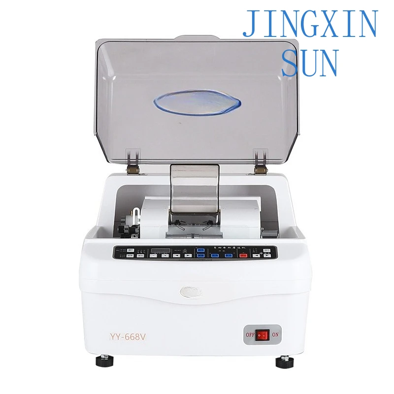 Glasses Automatic Edging Machine 668 for Metal Gear Resin Glass PC Grinding Polishing Cutting Tool for Eyewear Lens