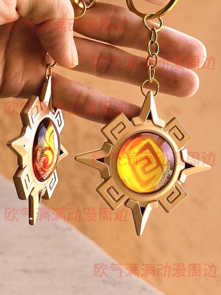 

Anime Genshin Impact Mavuika Mualani Citlali Cosplay Prop Cartoon Nonopaque Keychain Keyring Key Ring Charm Pendant Xmas Gift