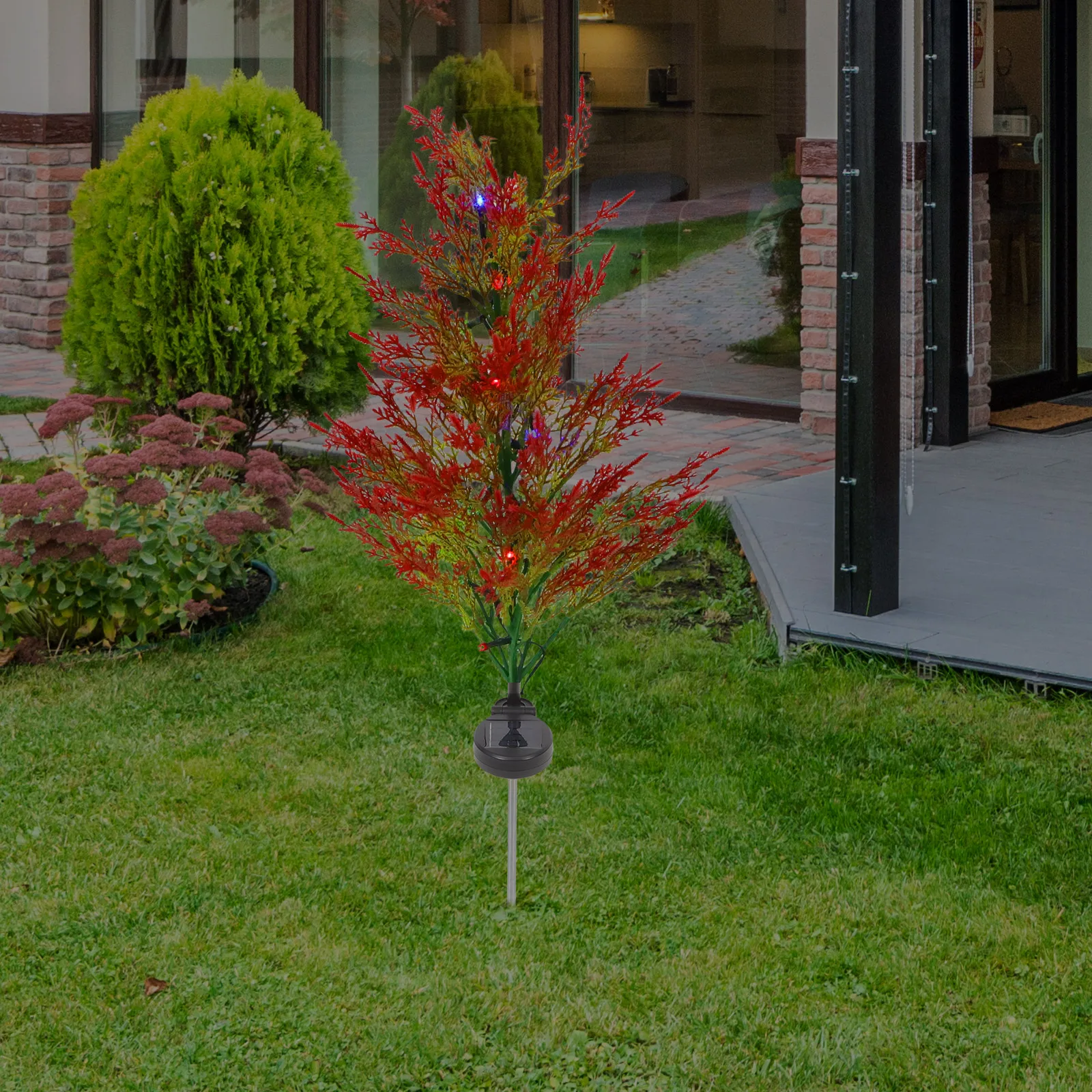 

Christmas Lights Solar Outdoor Lawn Stick Decorate Landscape Powered Decorative