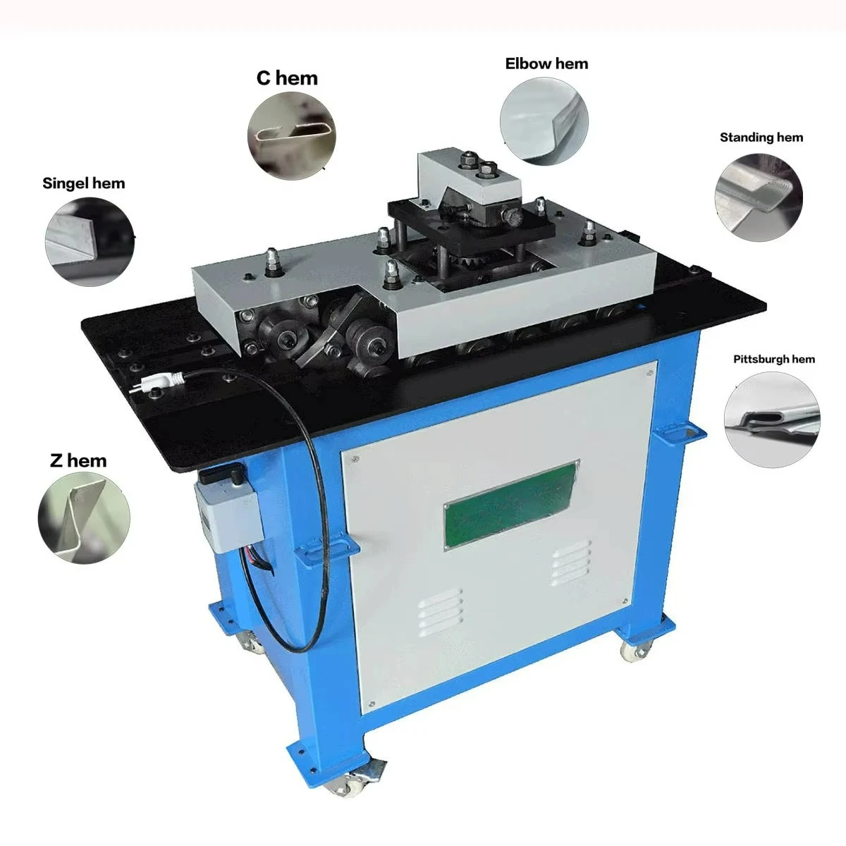 

Lock Forming Machine 2.2kW Power 1.2mm Sheet Thickness Easy to Operate