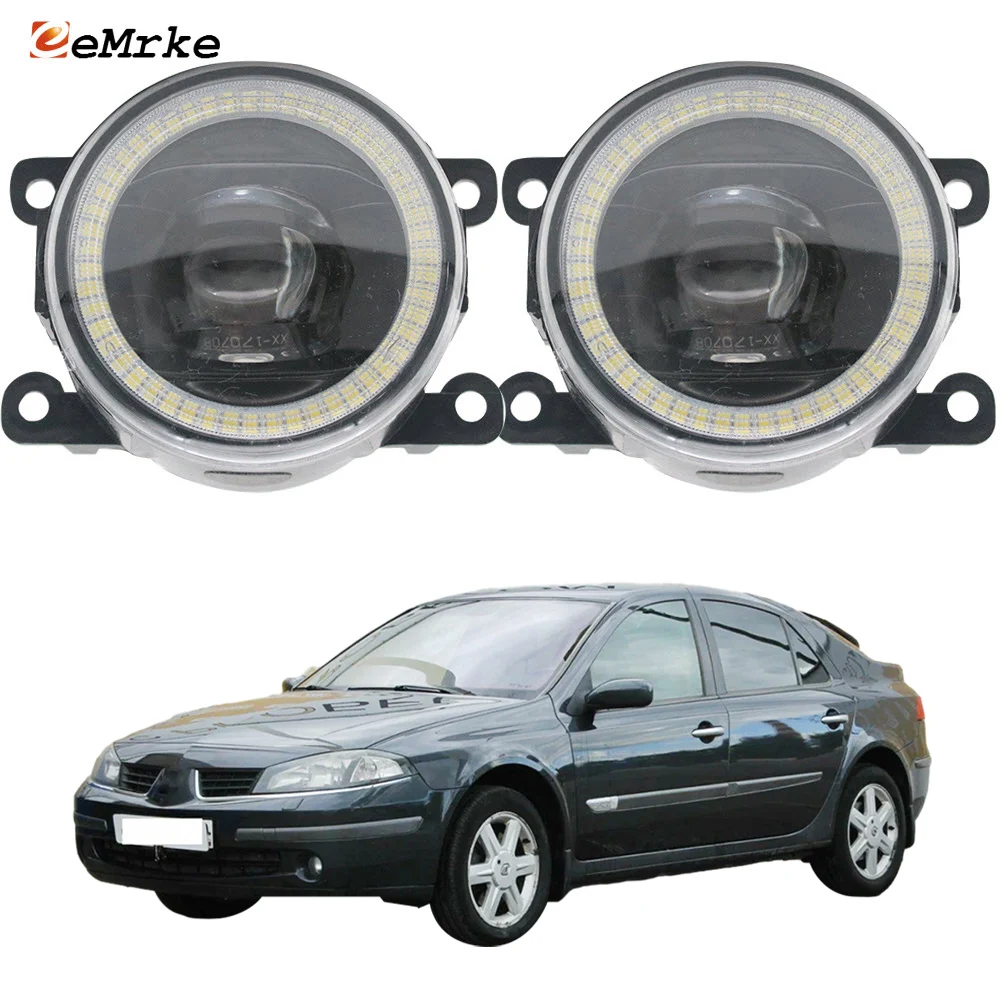 

LED Fog Light Cut-Line Lens for Renault Laguna Grandtour 2 Typ G 2005 2006 2007 BG0/1 KG0/1 Angel Eye DRL Daytime Running Lights