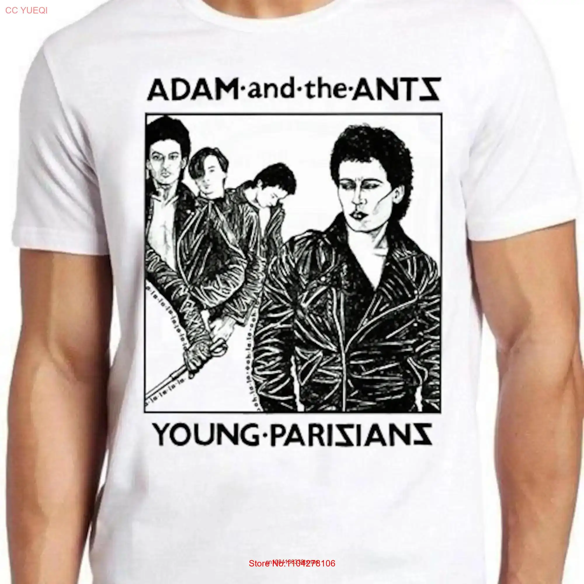 Adam And The Ants Young Parisians 70s New Wave Music Top T Shirt B1145 long or short sleeves