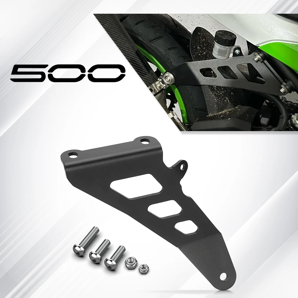 

For Kawasaki Z500 Ninja 500 Z 500 Ninja500 SE ABS 2024 2025 2026 Motorcycle Exhaust Hanger Bracket Rear Footpeg Blanking Holder