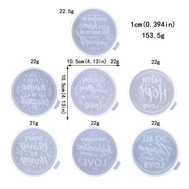 M76B 7PCS -Placemat Formen DIY Formen