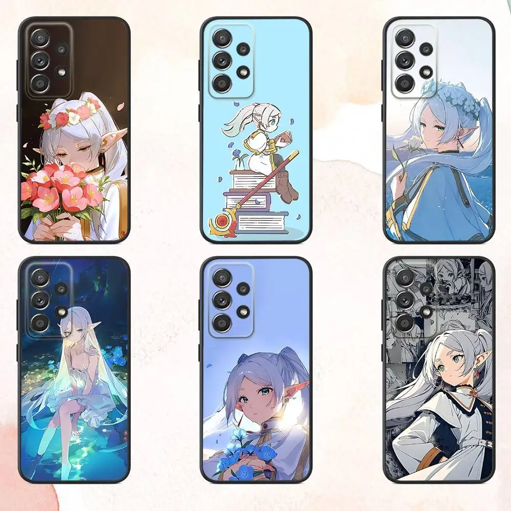 

S-Sousou No F-Frieren Phone Case For Samsung S25,S24,S21,S22,S23,S30,Ultra,S20,Plus,Fe,Lite,Note,10,9,5G Black Cover