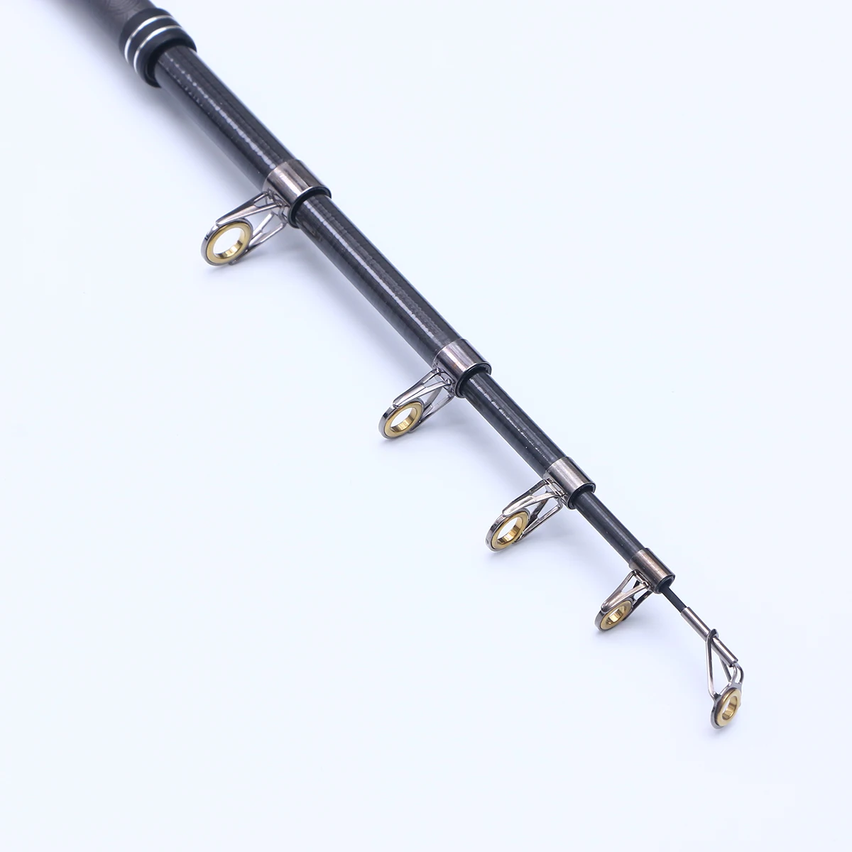 

2.4 Spinning Fishing Rod Short Carbon Saltwater Pole Ultrashort Telescopic Travel Rods Portable Lightweight High Density Power
