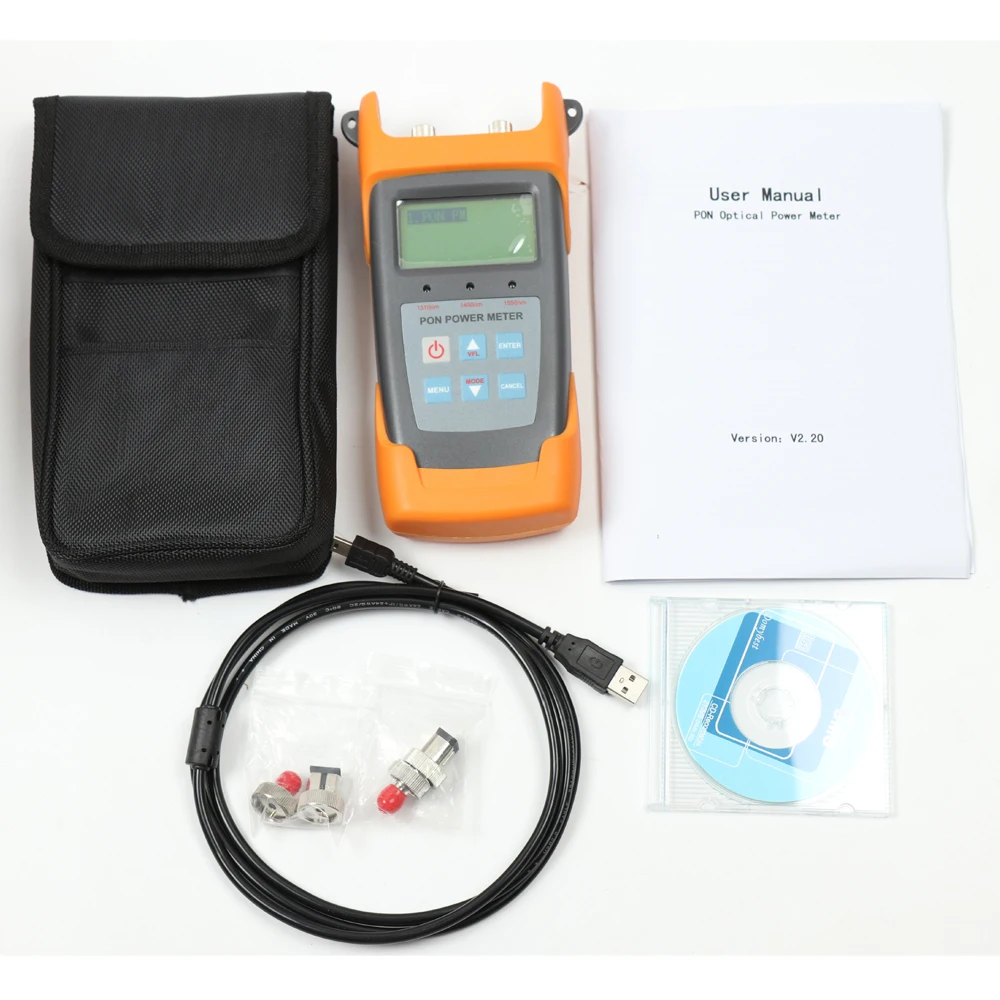 

1310 1490 1550 nm FTTH Fiber Optic PON Power Meter for Testing from OLT to ONT