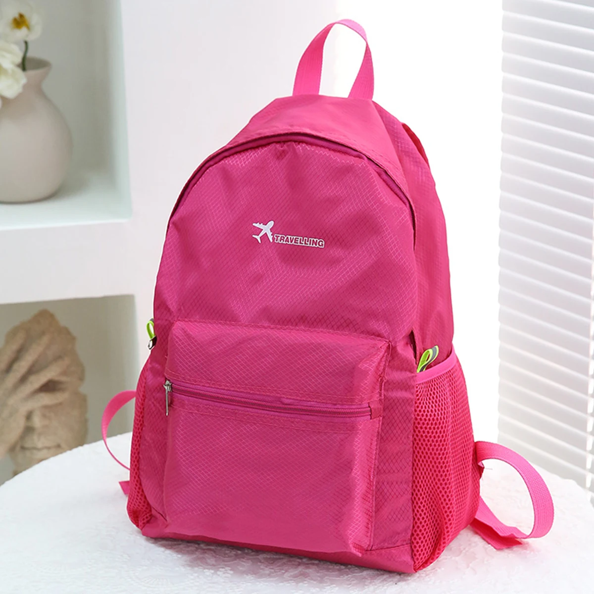 

Рюкзак для альпинизма и скалолазания, женский дорожный ультра-легкий портативный новый летний ультратонкий складной походный рюкзак, косметичка