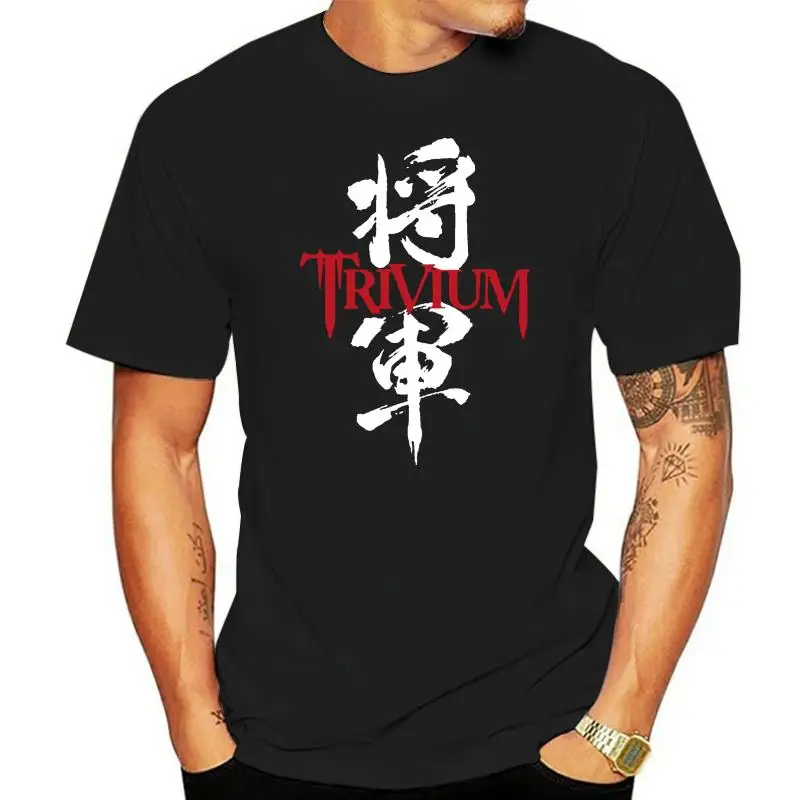 New Trivium Shogun Album Logo Tee T-Shirt Size S M L Xl 2Xl Usa Size Em31 High Quality Tee Shirt