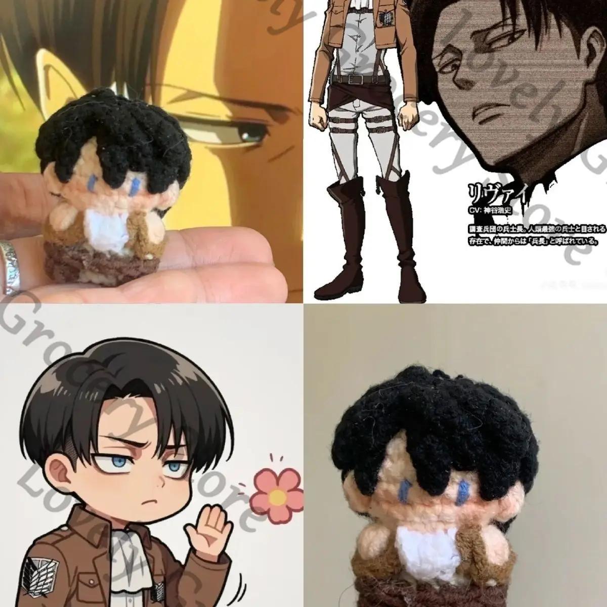 アニメリヴァイ・アッカーマン進撃の巨人ミカサ・アッカーマンエレンイェーガーアルミンアルルート進撃の巨人コスプレキーリングキーホルダーギフト