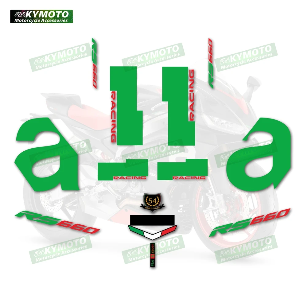For Aprilia RS660 RS 660 Motorcycle Accessories Fairing Sticker Body Protection Decoration Reflective Waterproof Decal