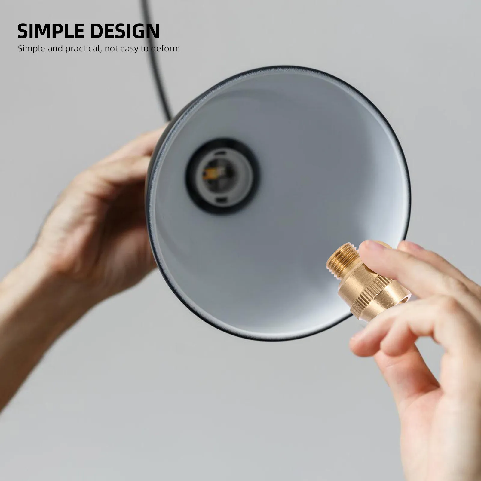 Cable Cord Grip Connector for lamp makers to protect cable, plastic golden cable gland for pendant lights