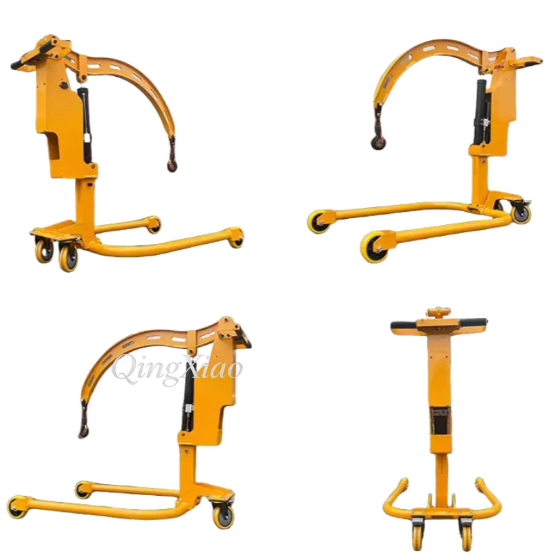 200Kg Portable Mobile Mini Electric Jib Hoist Vehicle Mounted Crane For Household Goods Lifting Warehouse Material Handling