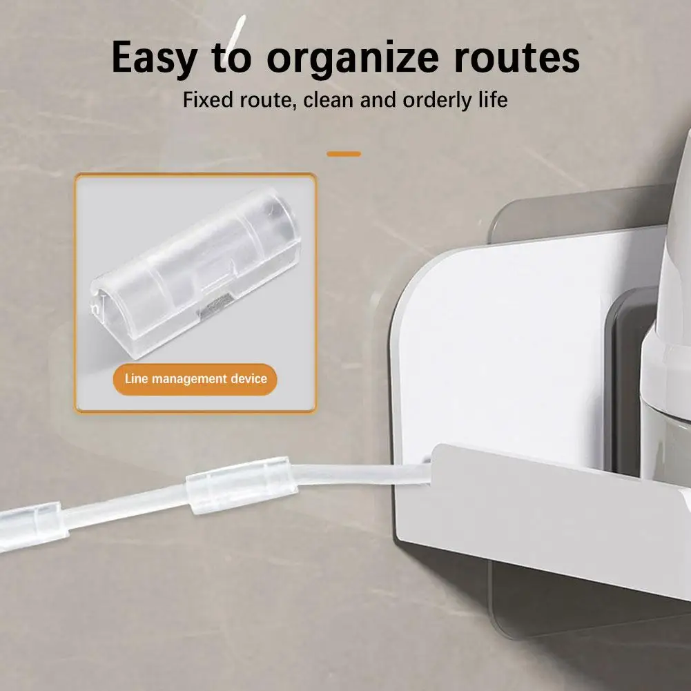 Soporte de cámara sin perforaciones, soporte de vigilancia montado en la pared, estante Universal sin clavos, acrílico sin huellas, Monito B1Y8, 1 unidad