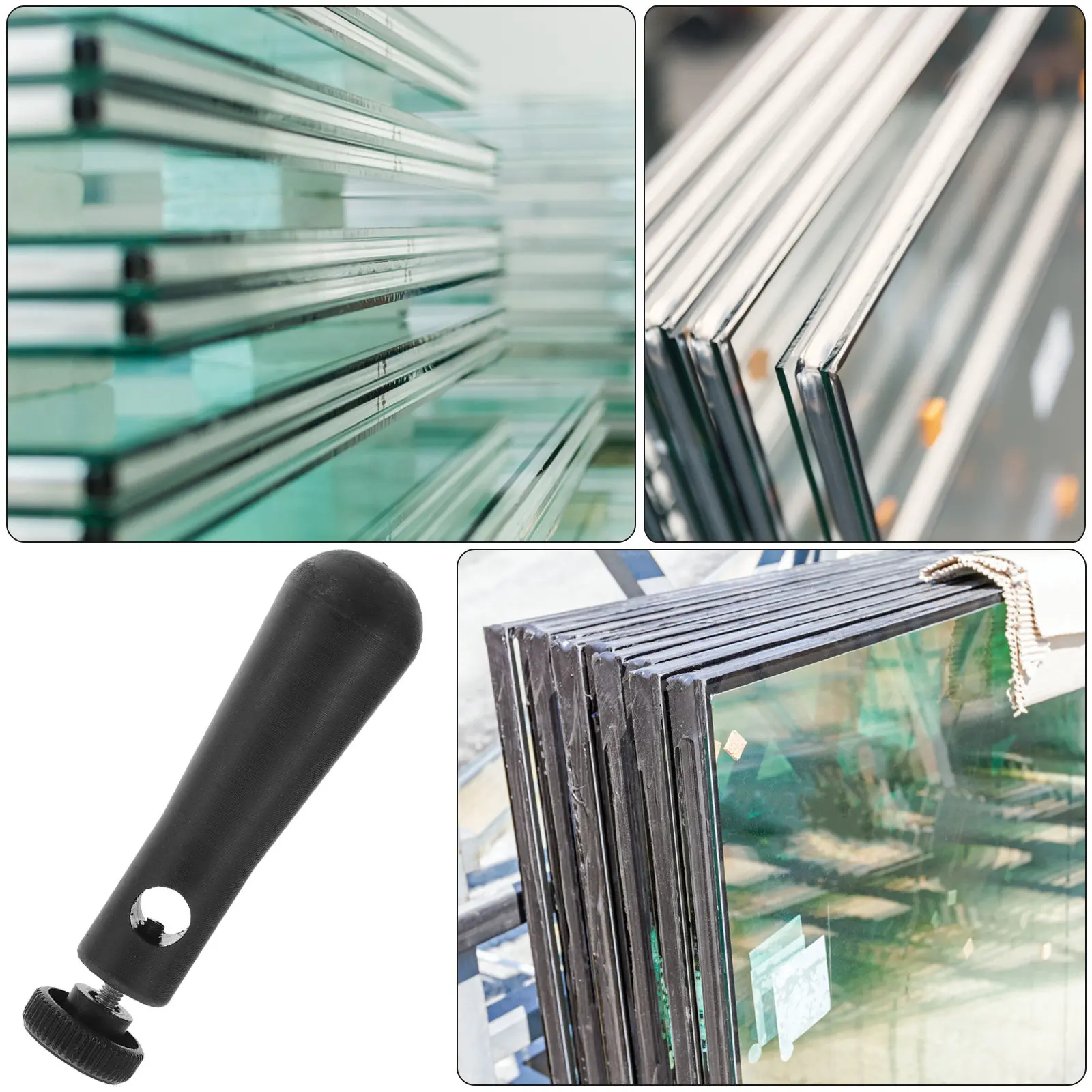 1Pcs Glass Cutter Handle Labor-Saving Stick Plastic Accessory for Thick Glass Cutting Torque Bar Handle