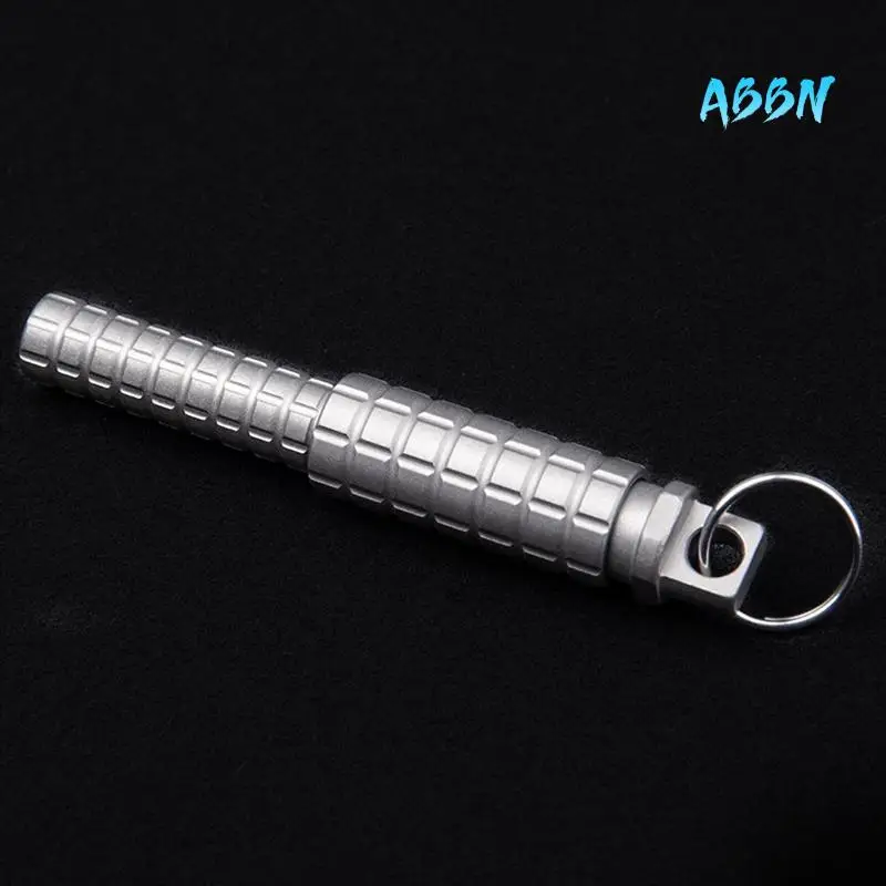 

ABBN-Multifunctional Titanium Alloy Mini Pocket Pen Outdoor Portable Pen Key Chain Pen Portable Writing Pen