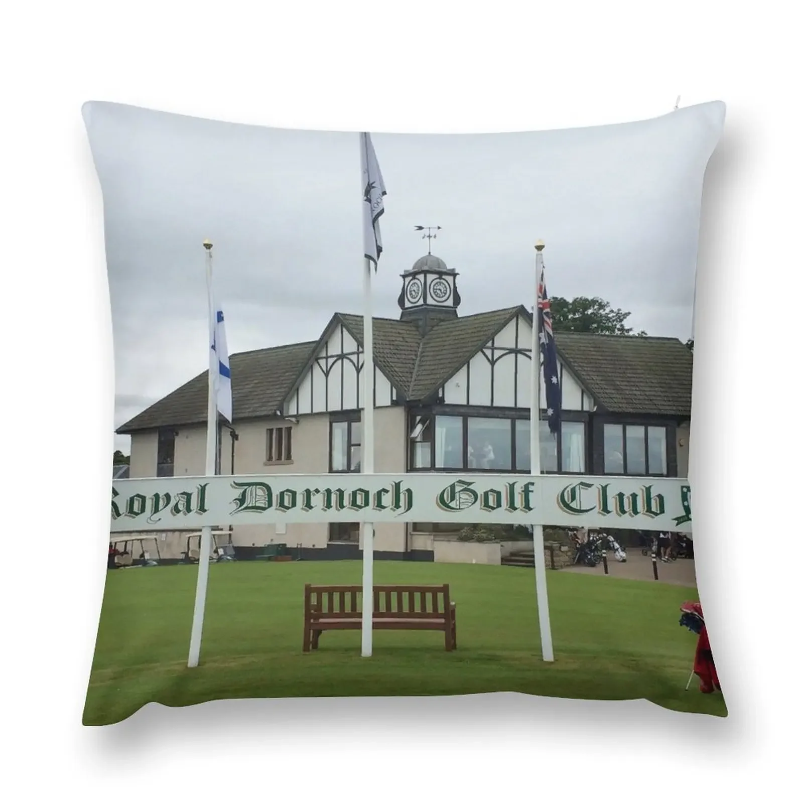 Royal Dornoch Golf Club Throw Pillow anime girl Decorative Cover For Living Room pillow