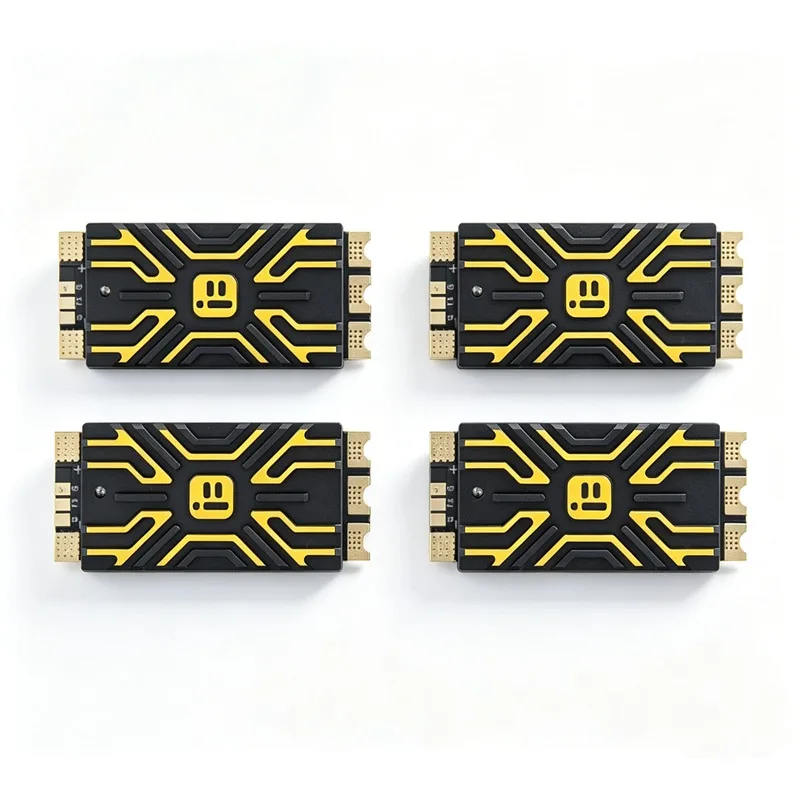 IFlight BLITZ E80 Single Speed Controller, 4Pcs Set, 2‑8S LiHV, Dual MOSFET, Full‑Wrapped CNC Case for RC Quad