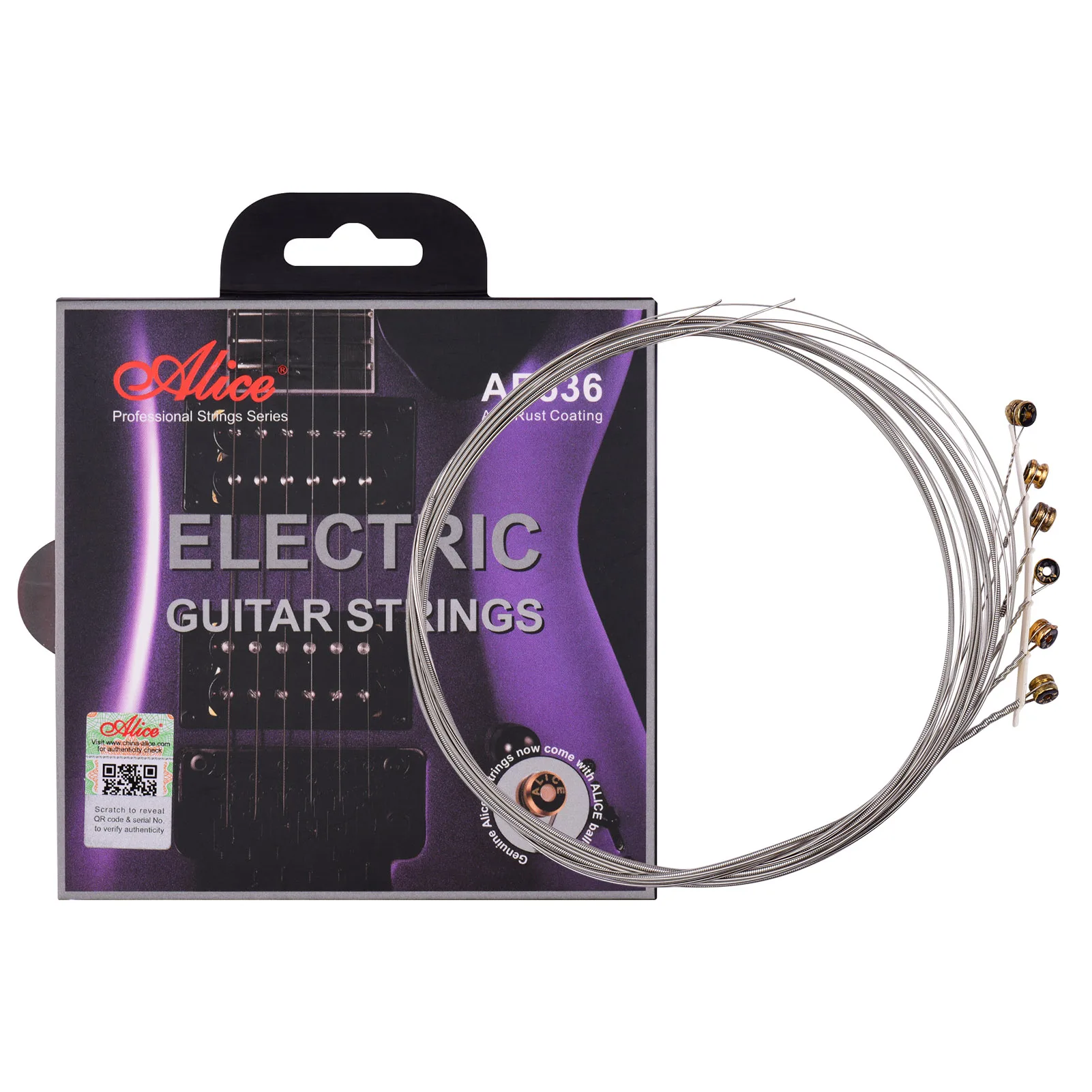 Electric Guitar Strings Hexagonal Core Iron Alloy Winding String Set for 22-24 Frets Electric Guitars