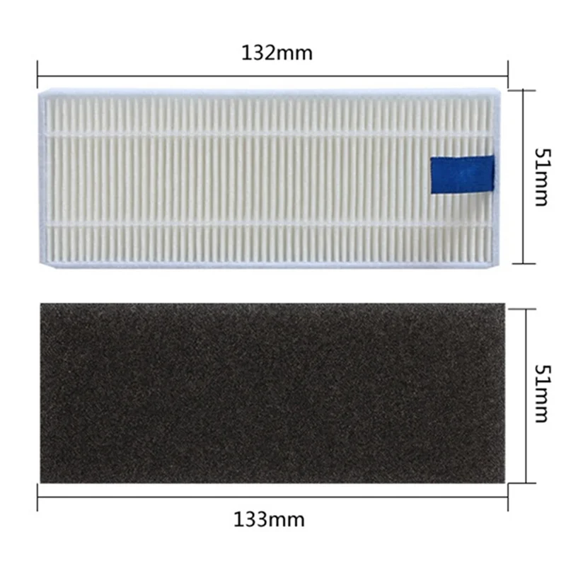 Update แปรงด้านข้าง HEPA FILTER เปลี่ยนสําหรับ Tefal Rowenta X-Plorer Serie 75 RG7687 / RR7687WH หุ่นยนต์เครื่องดูดฝุ่น