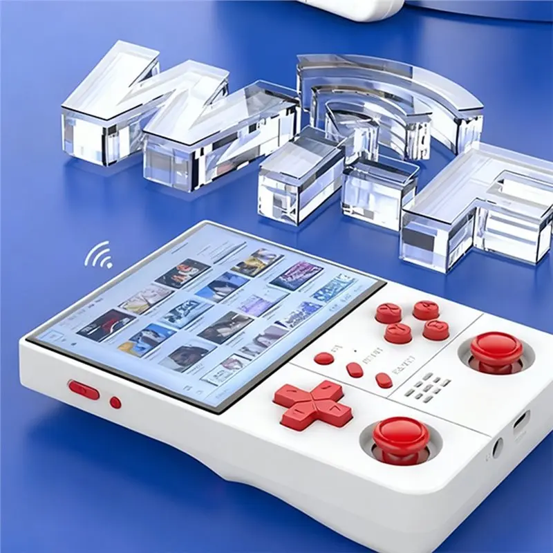 ABDE-R40XX Promax Ретро игровая консоль 4,2-дюймовый экран 64G 18000 игр Bult-In Wi-Fi поддерживает 30+ эмуляторов игровой плеер