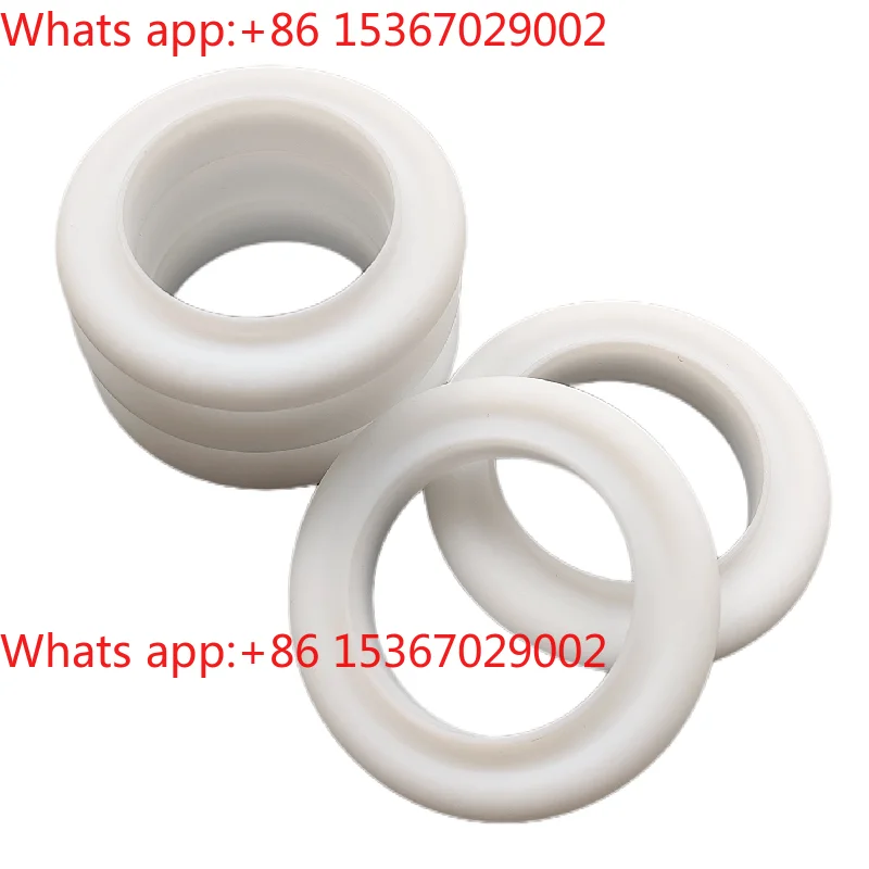 Vacuum center bracket PTFE polytetrafluoroethylene KF25KF40KF50 corrosion-resistant self-lubricating sealing ring