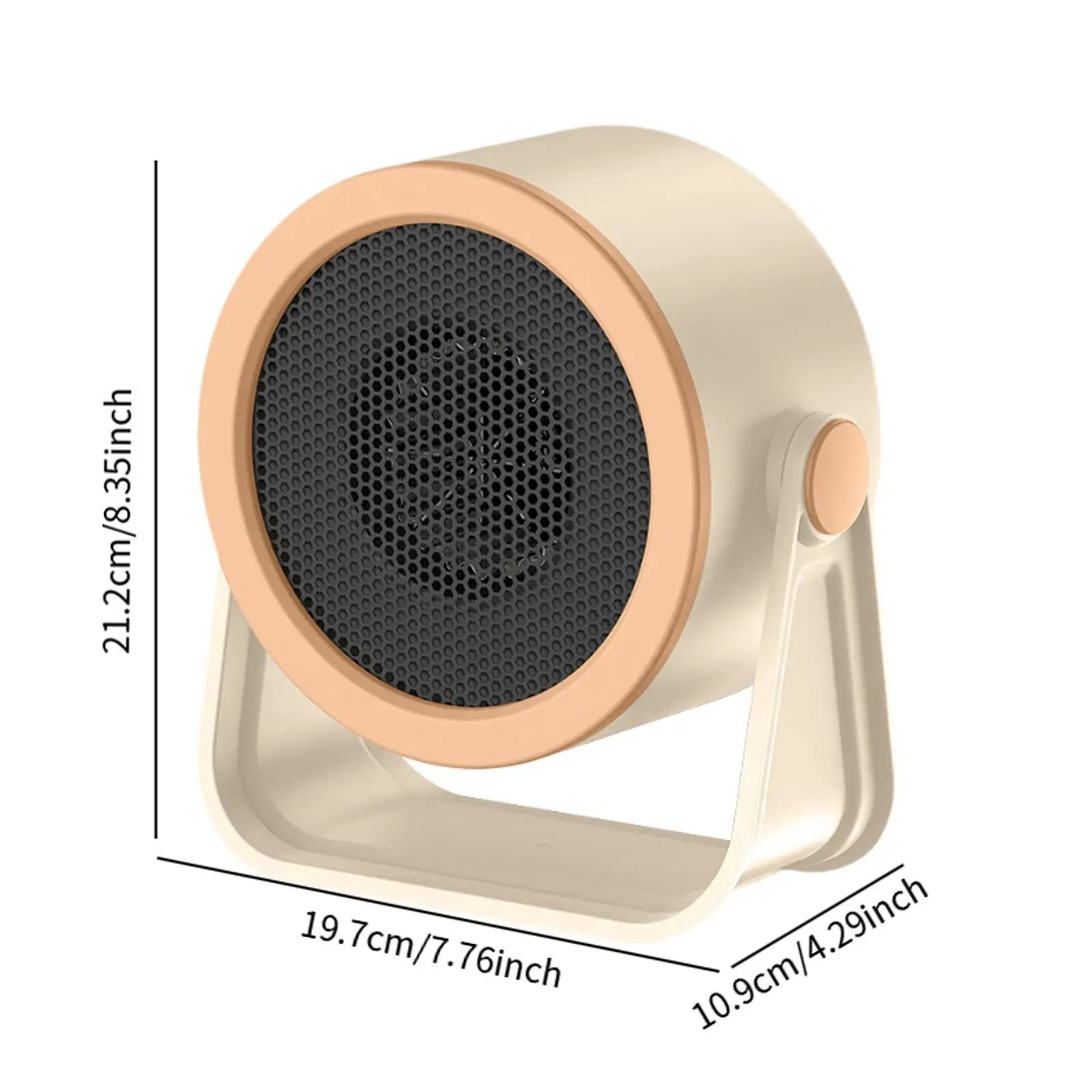 سخان مساحة سطح المكتب وضعين للحرارة منفاخ الهواء الساخن للاستخدام المنزلي في غرفة النوم في الشتاء