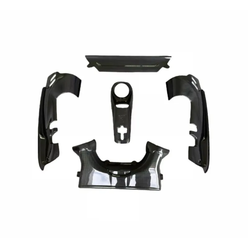 For 488GTB Convertible Upgraded OEM Style 3K Plain Dry Carbon Fiber Convertible Engine Cover Body Kit