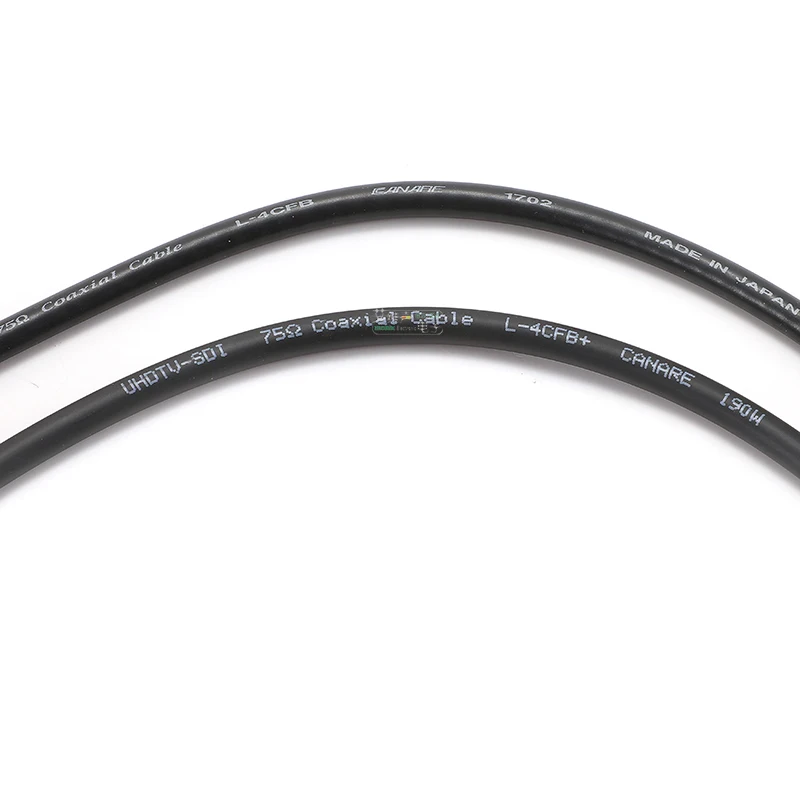 Canare 75Ω BNC Low Loss Coaxial Cable HD Video Signals Wires Serial Digital Video HDTV Stan Digital Video Signal Transmit Cable