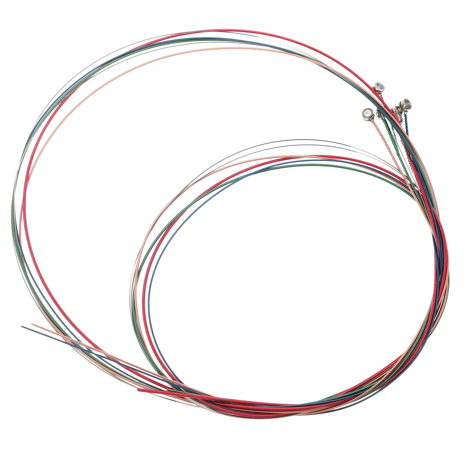 

6Pcs Guitar Strings Metal Acoustic Folk Versatile Durable Craftsmanship Satisfying Playing Experience Ideal Gift