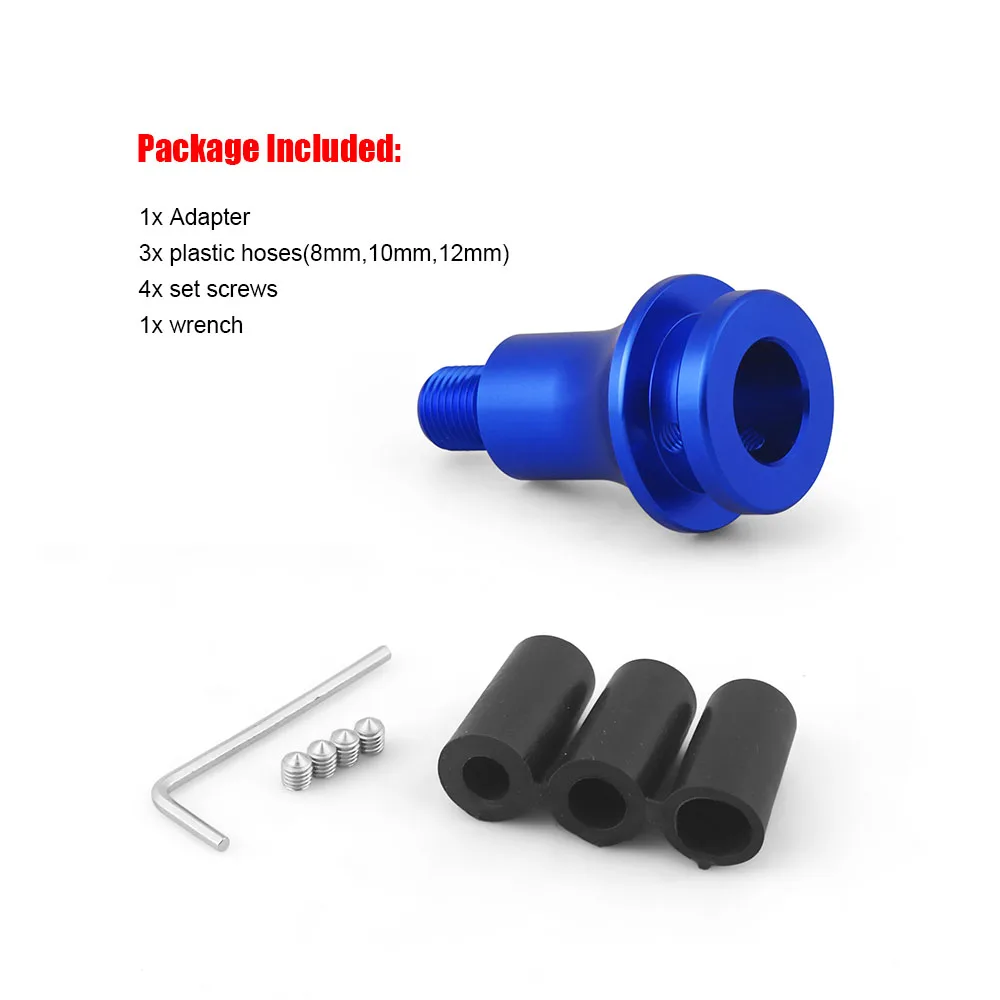 Universal Auto Manueller Schaltknauf Adapter für M12x1,25 Gewinde Aluminiumlegierung – Detail 11