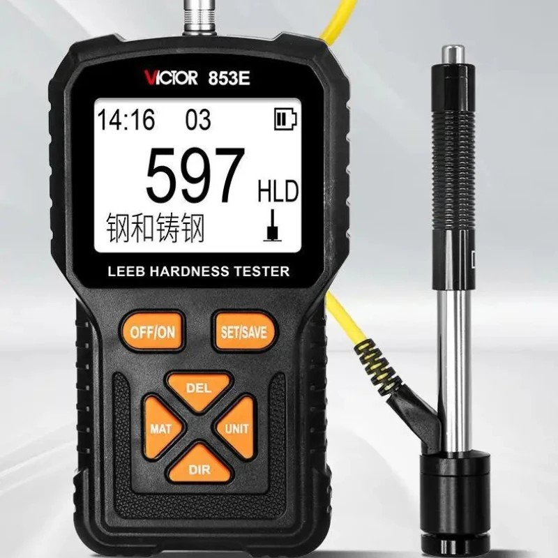Utility VC853E Portable Leeb Hardness Tester High‑Precision Digital Metal Hardness Measuring Instrument