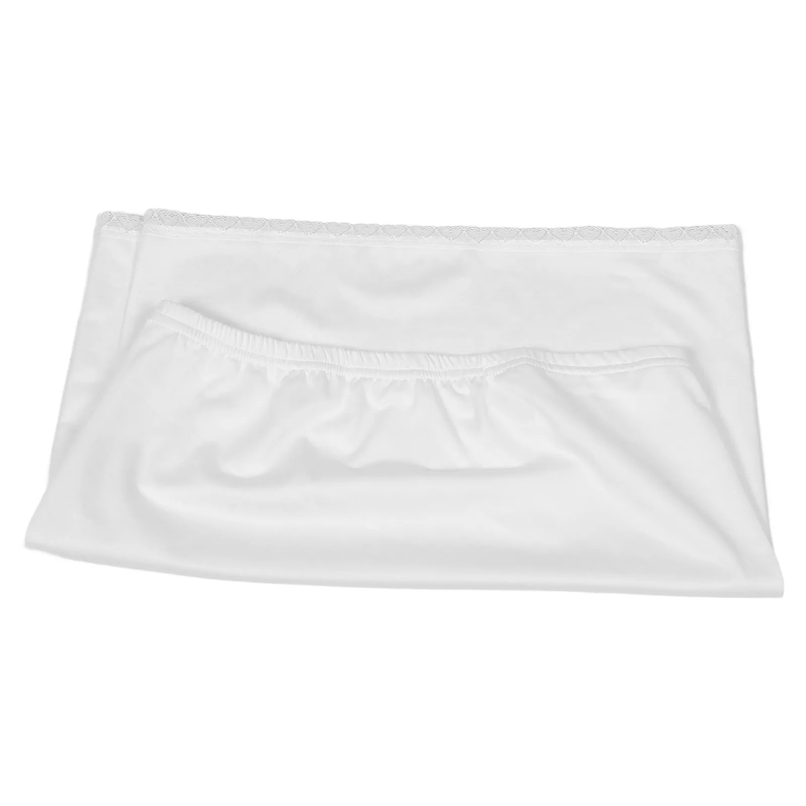 

Lace Lining Skirt Women Half Slip Dress Black Polyester 40cm Short Skirts Under Slips For Women Under Dress