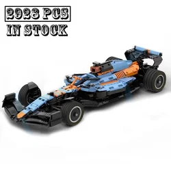 New MOC-151611 SuperRacing FW45 1:8 Scale SuperRace Car Sports Car Buiding Kit Creators Block Bricks Kids Toys Birthday Gifts