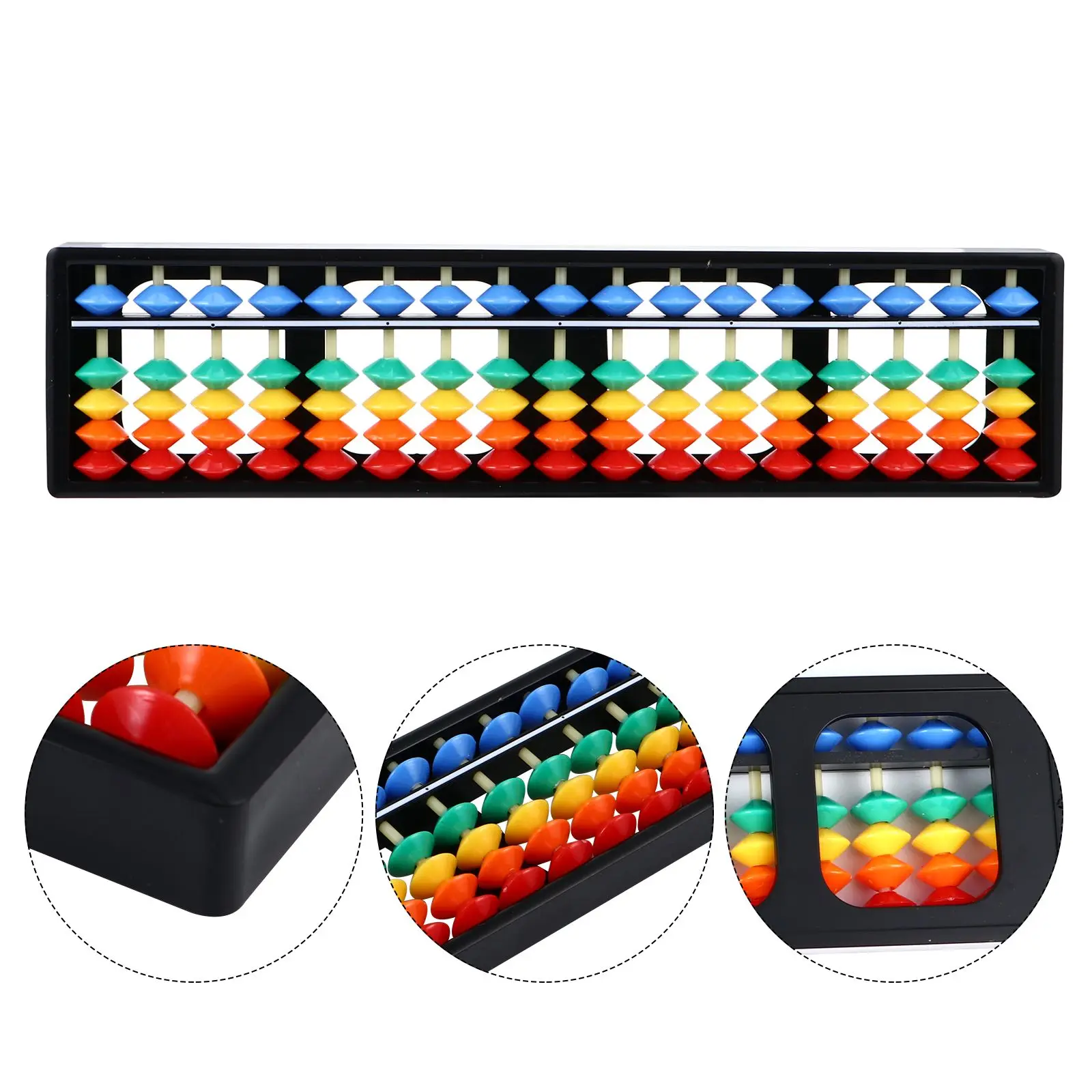 Colorful Plastic Abacus Number Beads Math Leaning Toys Educational Abacuses Calculating Abs Arithmetic Child Chinese