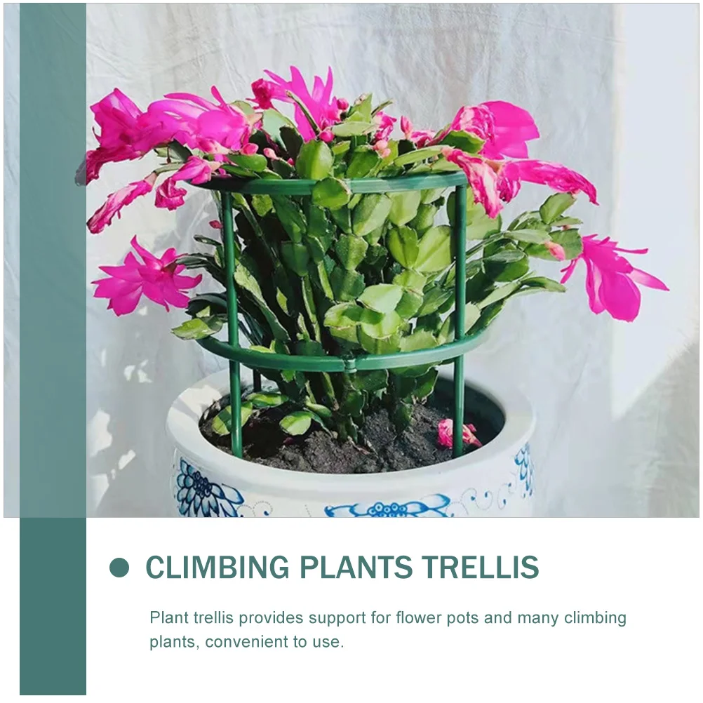 

15Pcs Green Plant Trellis Climbing Support Rack for Flower Pots Garden Supplies Tomato Cucumber Plant Climbing Stand Practical