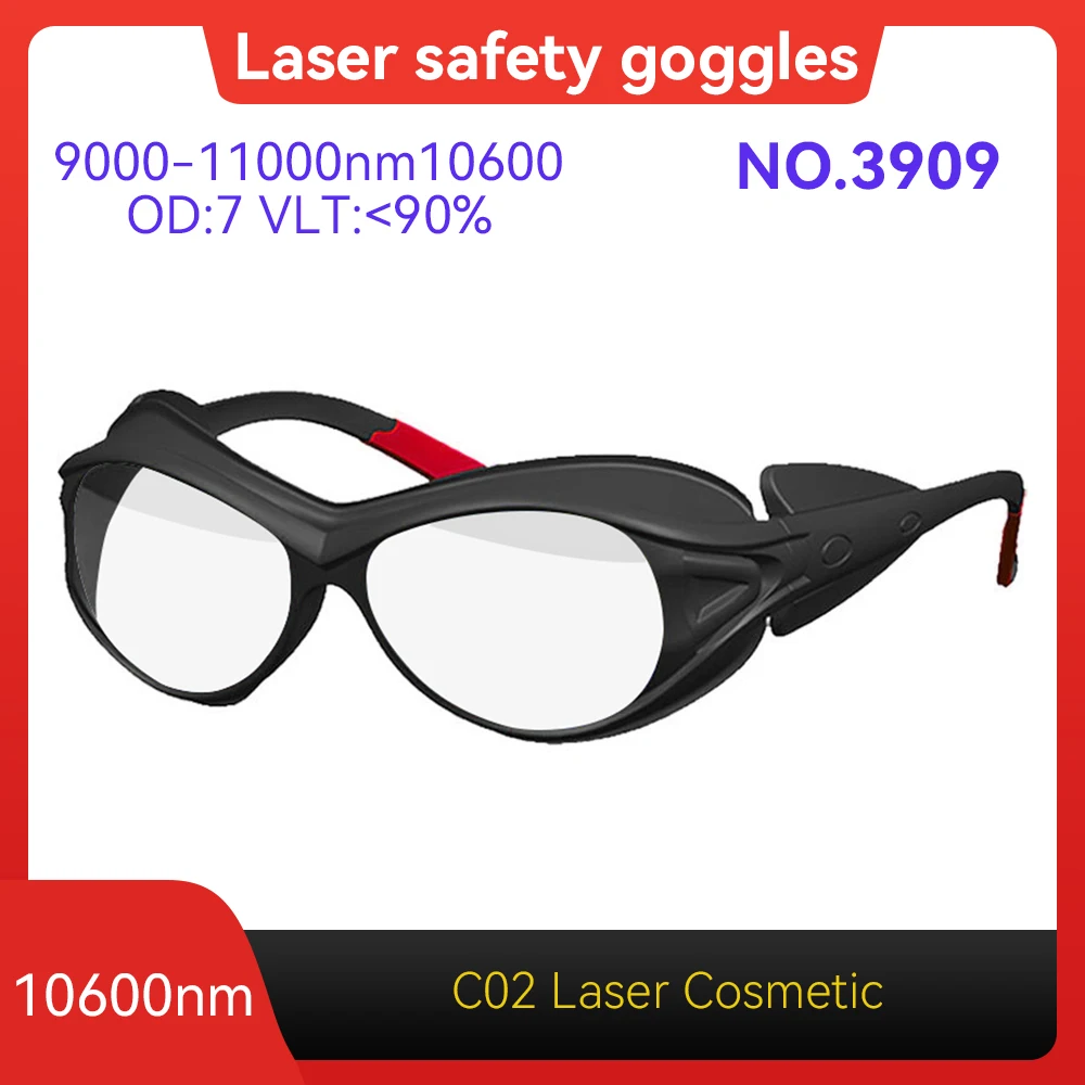 LASER SAFETI GLASSES 10600nm OD7 protect Glasses IPL Laser Protection laser protector laser protective lenses for laser glasses