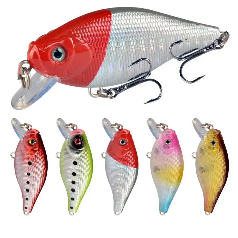 1pcs Crankbait Fishing Lure 6.5cm 7g Floating Crank Wobbler Artificial Bass Pike Hard Bait Japan Fishing Tackle Fishing Bait