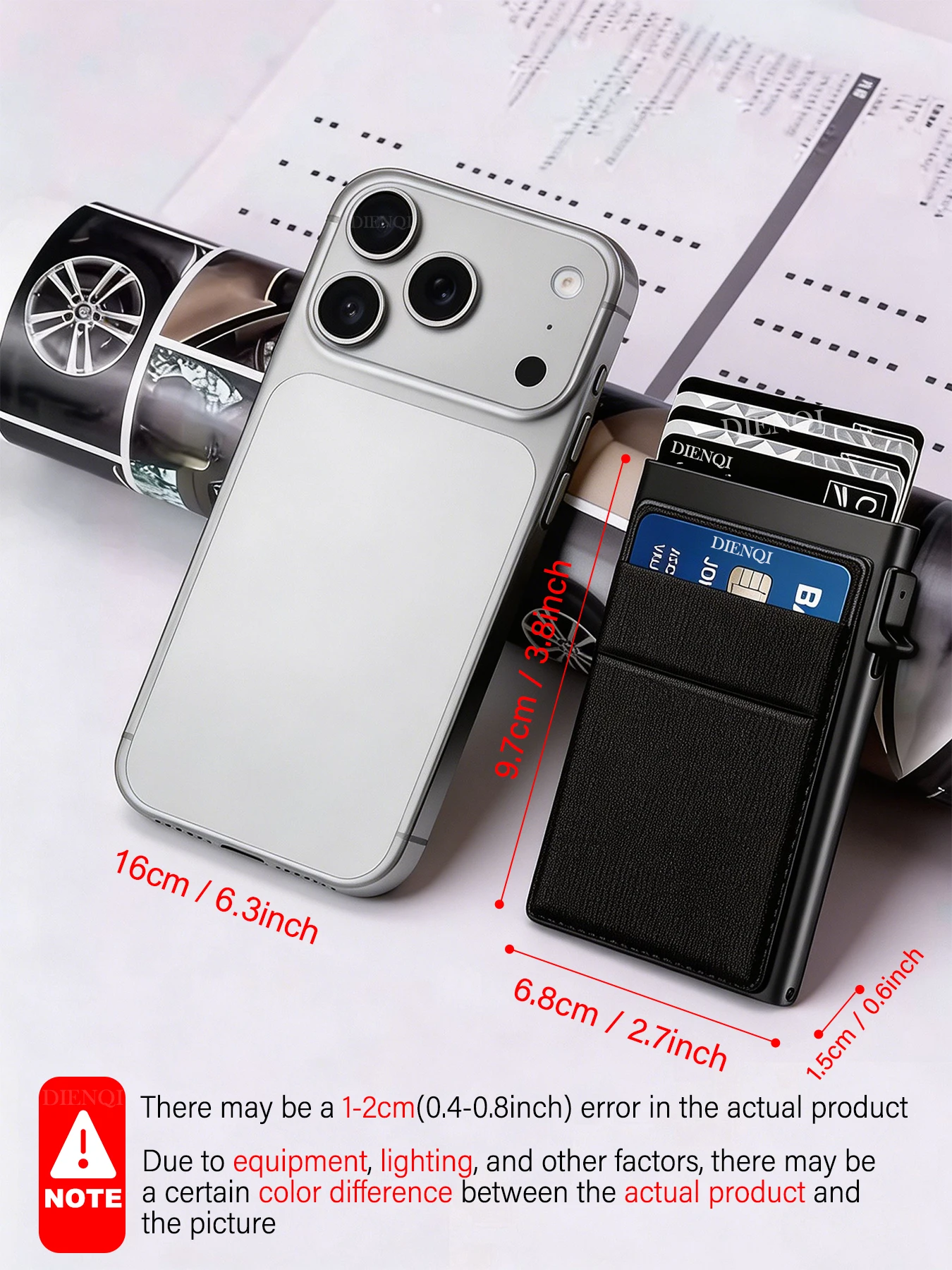 Card Holders Luxury Purses Anti Rfid Blocking Protected Id Card Holder Case Leather Card Holder for Women Thin Slim Smart Wallet