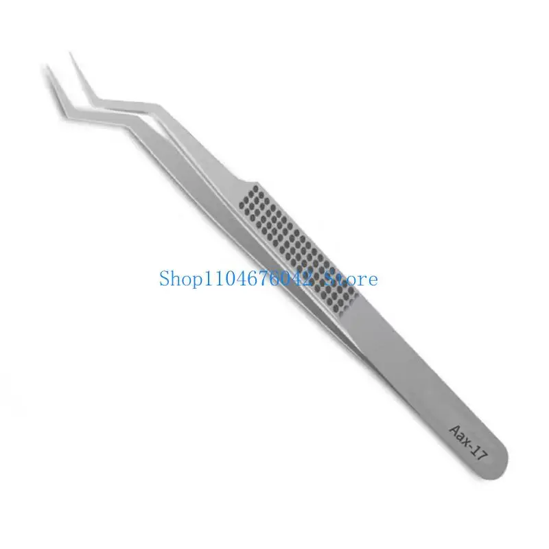 652F Chip Tin Planting Positioning Stainless Steel Tweezers Hardness For Soldering And IC Chip Repair Pliers Tool Hardness