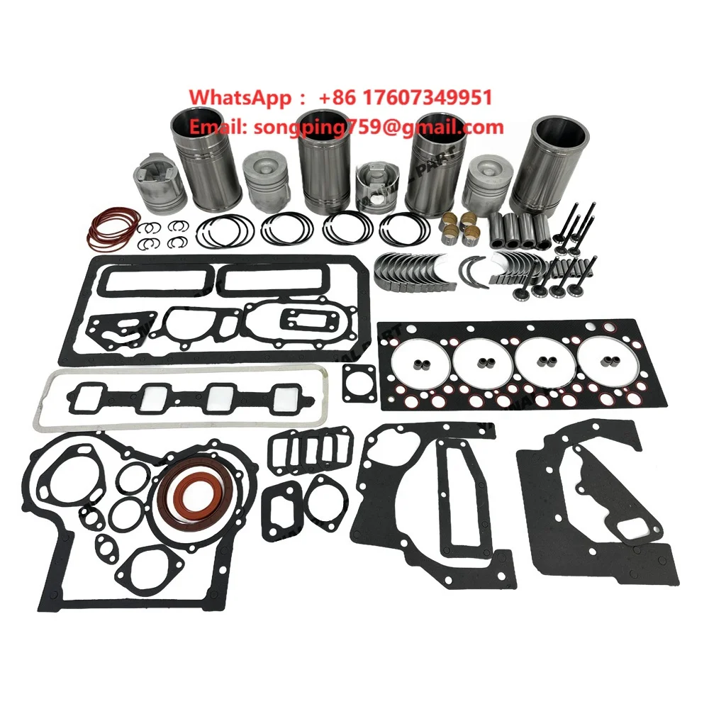 New YL4102D Engine Overhaul Rebuild Kit With Gasket Bearing Valve Set for Yangdong Aftermarket Engine Parts