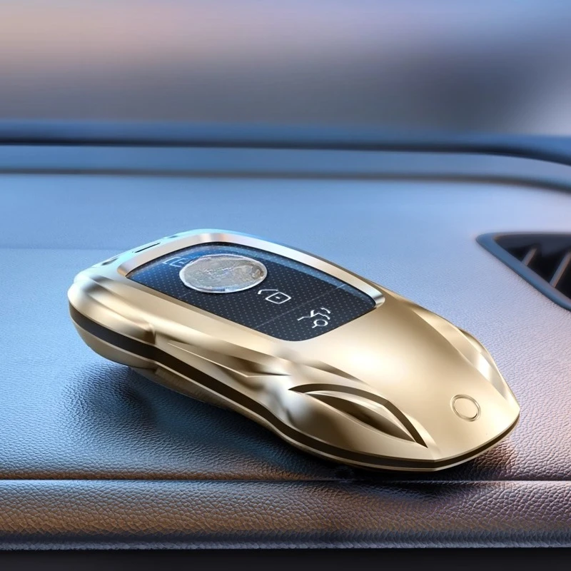 For Mercedes Benz E300L GLE350 GLC300 S400 450 Class C260 C200 Keyset Car Advanced Protective Shell Buckle