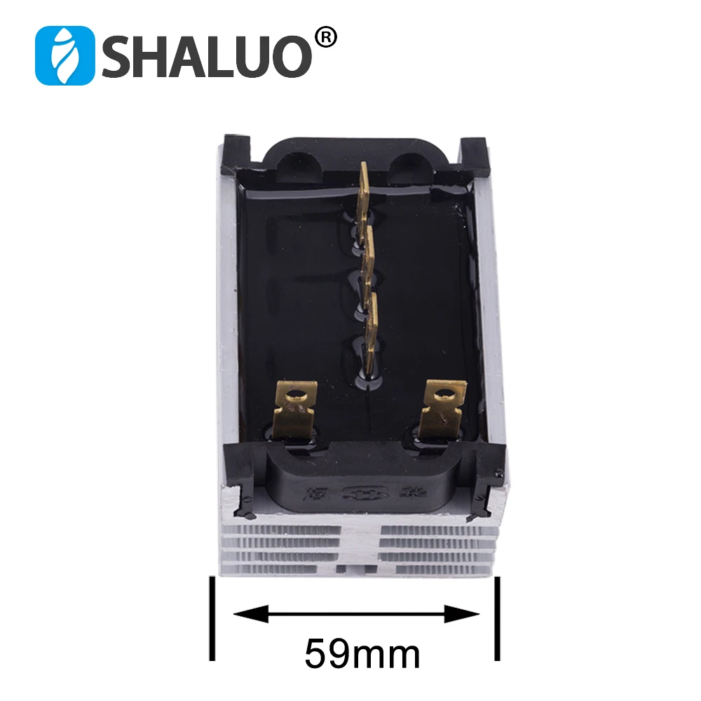 SQL40A 40A 1000V Aluminum Heatsink Three phase Diode Bridge Rectifier kit for generator 40amp Iron Pin power diode rectifier