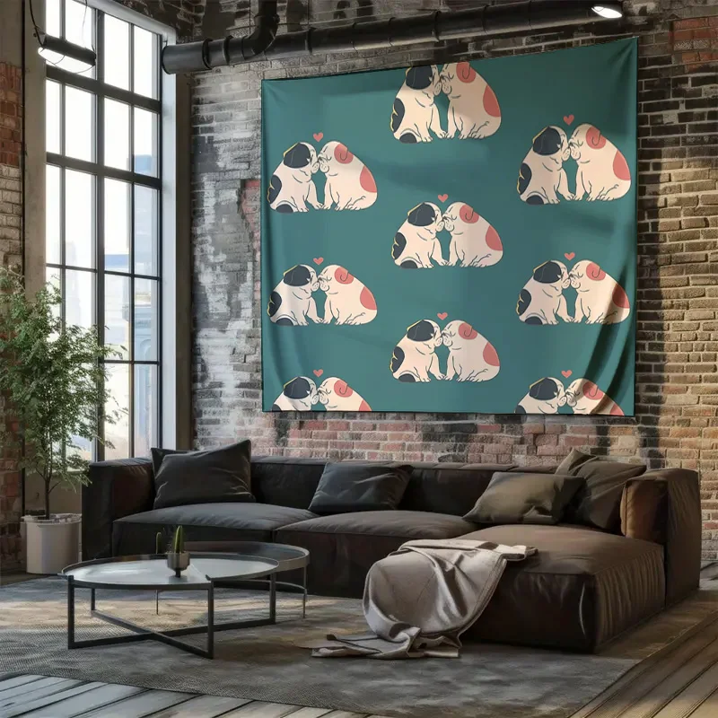 البوهيمي نسيج الجدار الشنق طبيعة المشهد ديكور الجمالية غرفة ديكور غرفة النوم نسيج الغابات جدار الفن مكرامية نسيج H #5