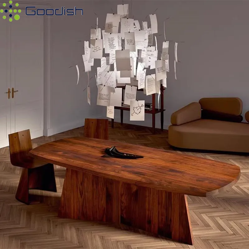 Wabi-Sabi LED Pendant Light Zettel Paper Art by Ingo Maurer Japanese Style Creative Lamp for Living Room Home Decor Chandelier